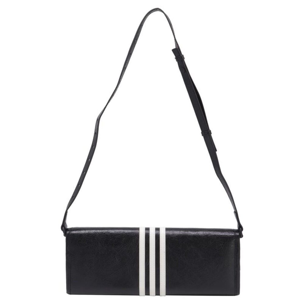 Balenciaga x Adidas Wallet On Strap in Black Leather - Picture 4 of 12
